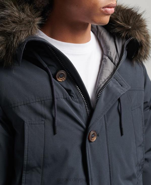 Superdry Hommes parka en duvet rookie D64Z4549 vêtements marine