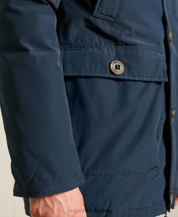 Superdry Hommes parka en duvet rookie D64Z4727 vêtements marine