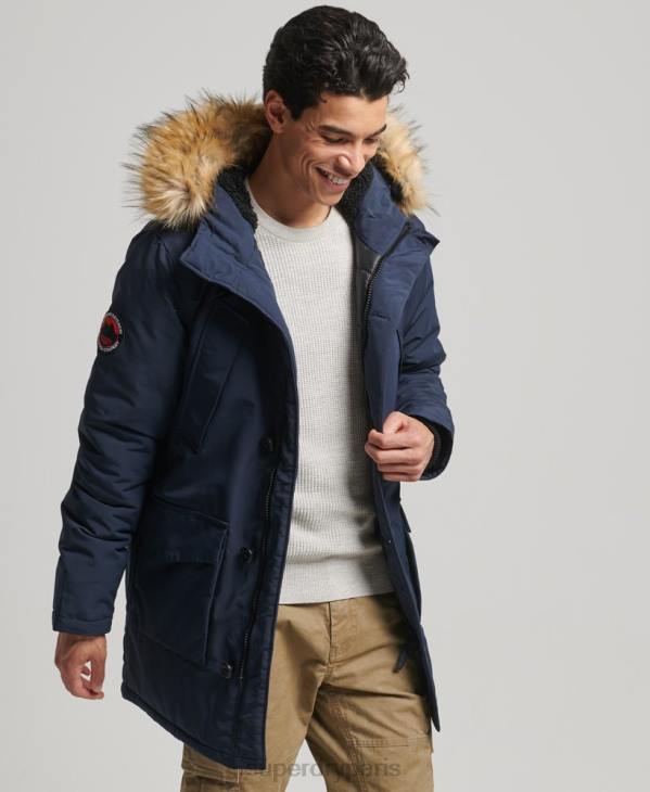 Superdry Hommes parka everest D64Z1097 vêtements marine