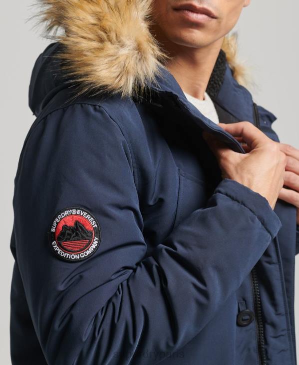 Superdry Hommes parka everest D64Z1097 vêtements marine