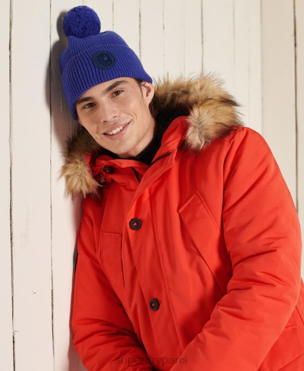 Superdry Hommes parka everest D64Z1098 vêtements orange