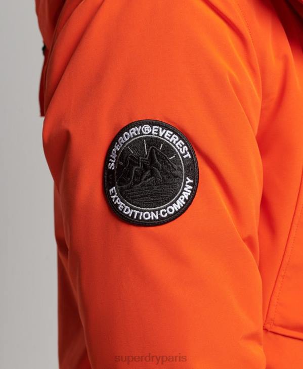 Superdry Hommes parka everest D64Z1126 vêtements orange