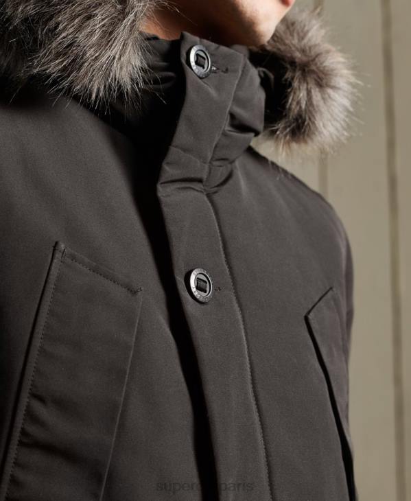 Superdry Hommes parka everest D64Z1157 vêtements noir
