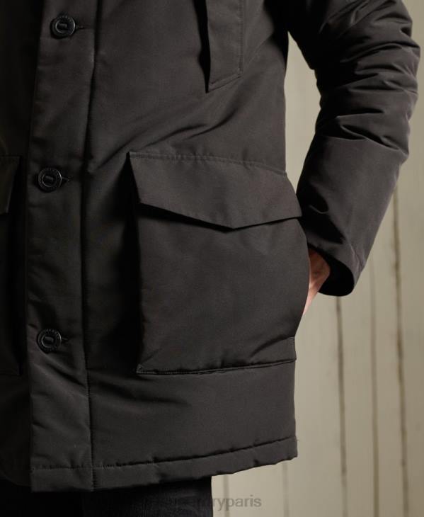 Superdry Hommes parka everest D64Z1157 vêtements noir