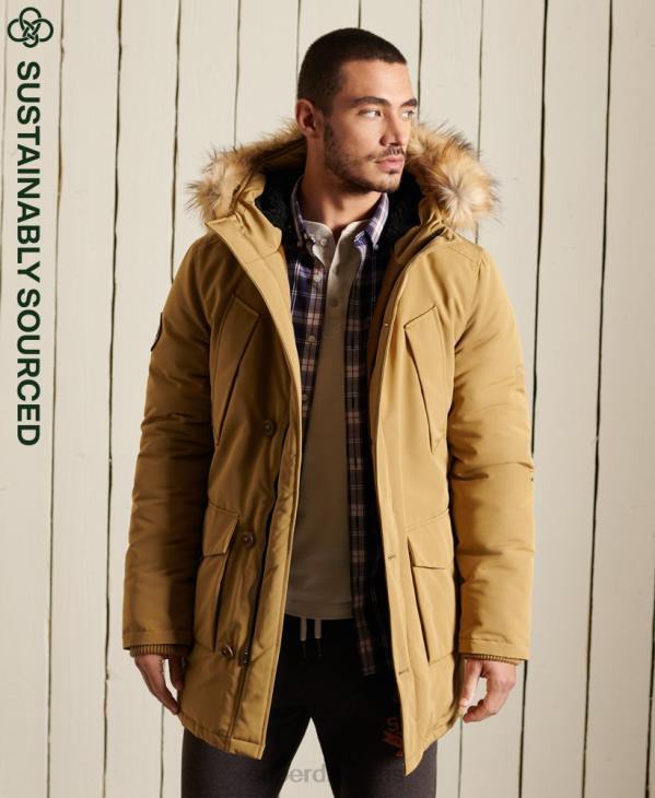 Superdry Hommes parka everest D64Z4738 vêtements bronzer