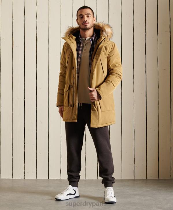 Superdry Hommes parka everest D64Z4738 vêtements bronzer