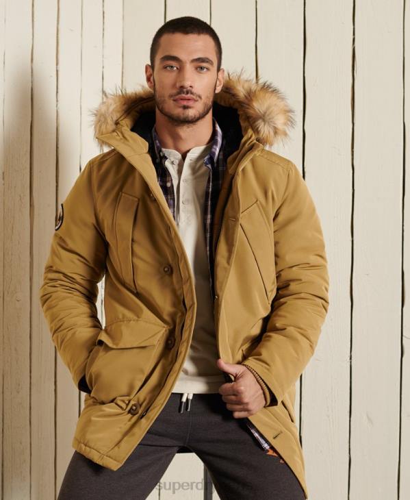 Superdry Hommes parka everest D64Z4738 vêtements bronzer