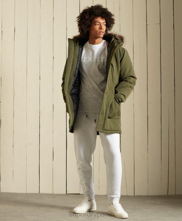Superdry Hommes parka everest D64Z4739 vêtements vert