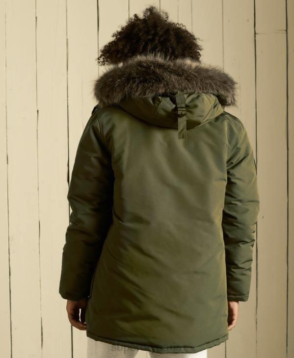 Superdry Hommes parka everest D64Z4739 vêtements vert