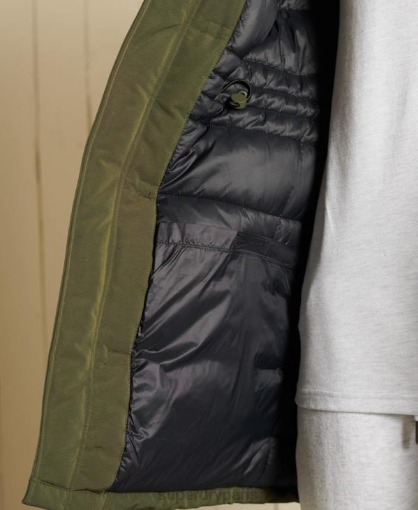 Superdry Hommes parka everest D64Z4739 vêtements vert