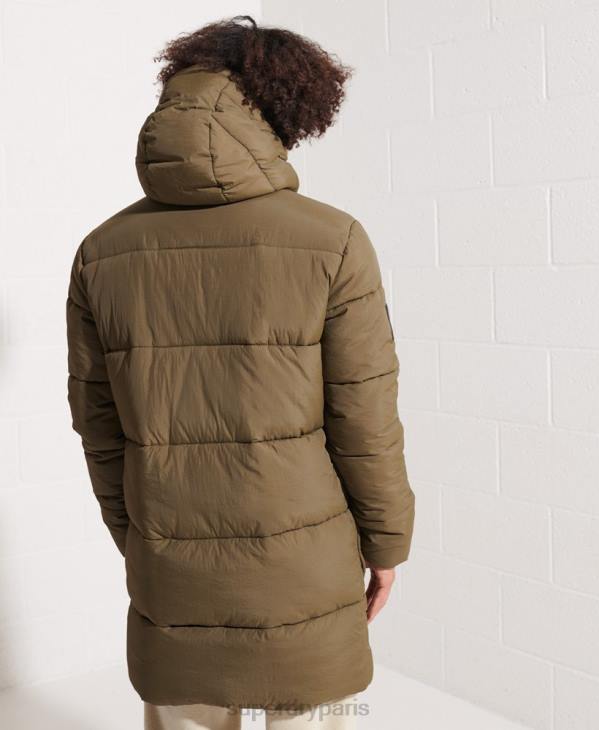 Superdry Hommes parka matelassée Expedition D64Z4502 vêtements kaki