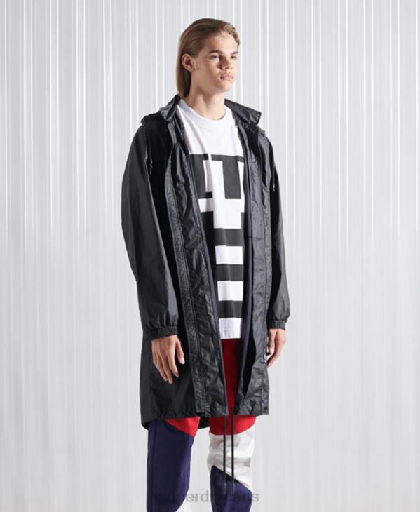 Superdry Hommes parka sdx freya édition limitée D64Z5552 vêtements noir