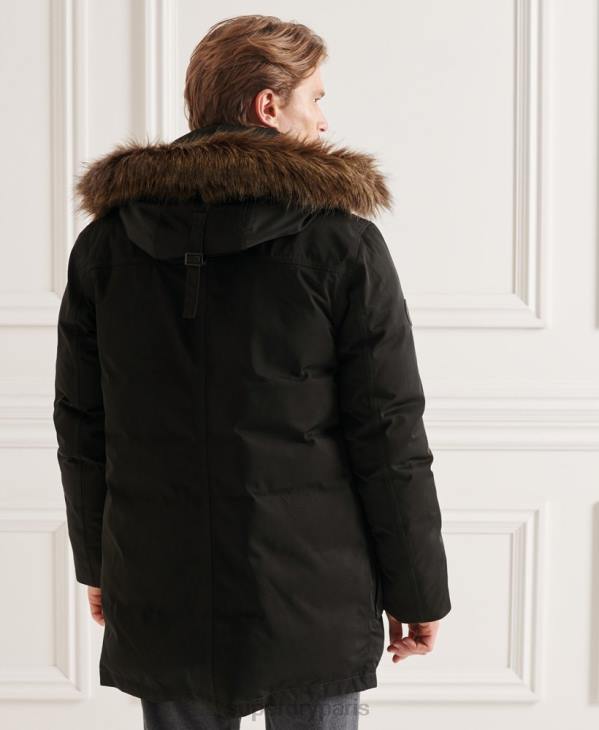 Superdry Hommes parka studios everest D64Z4742 vêtements noir