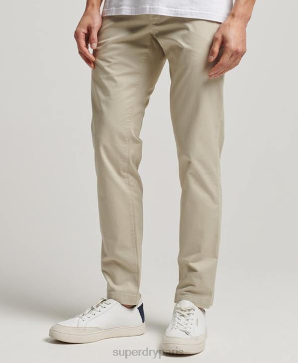 Superdry Hommes chino stretch fuselé slim D64Z69 vêtements beige
