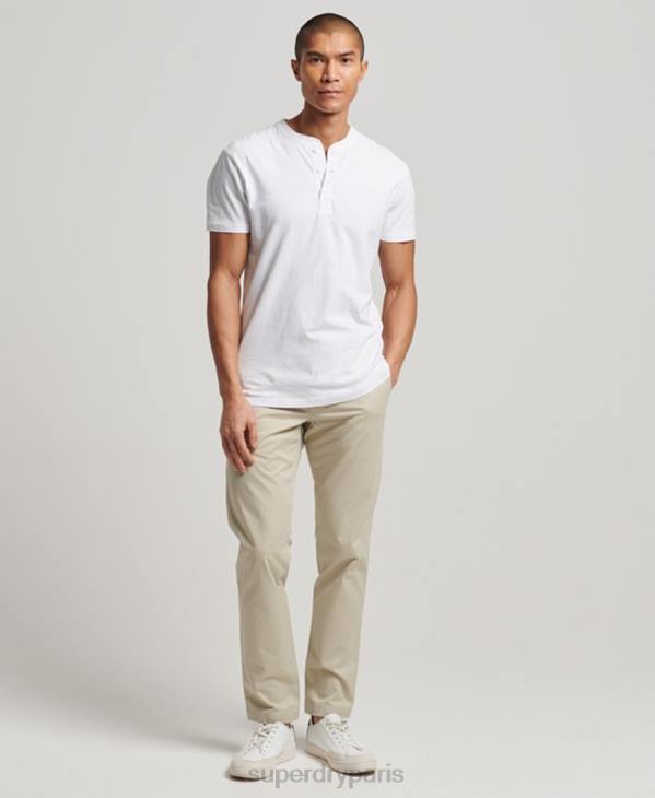 Superdry Hommes chino stretch fuselé slim D64Z69 vêtements beige