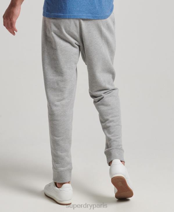 Superdry Hommes code core pantalon de jogging sport D64Z6361 vêtements gris