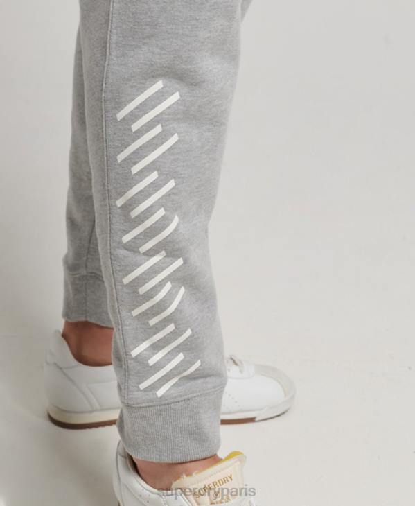 Superdry Hommes code core pantalon de jogging sport D64Z6361 vêtements gris
