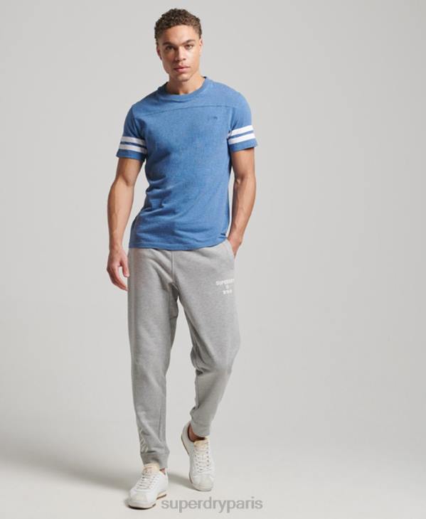 Superdry Hommes code core pantalon de jogging sport D64Z6361 vêtements gris