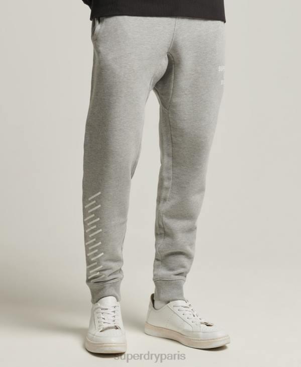 Superdry Hommes code core pantalon de jogging sport D64Z6361 vêtements gris