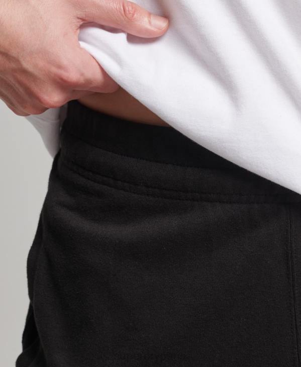 Superdry Hommes code core pantalon de jogging sport D64Z6377 vêtements noir