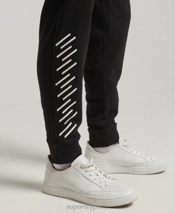 Superdry Hommes code core pantalon de jogging sport D64Z6377 vêtements noir