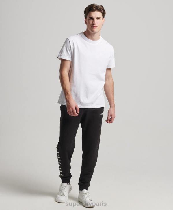 Superdry Hommes code core pantalon de jogging sport D64Z6377 vêtements noir