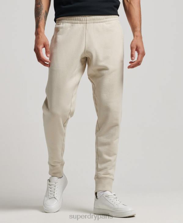 Superdry Hommes code pantalon de jogging à micro logo D64Z6366 vêtements beige