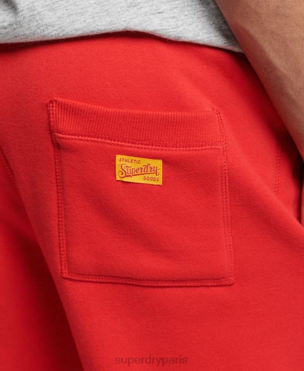 Superdry Hommes jogging universitaire vintage D64Z6469 vêtements rouge