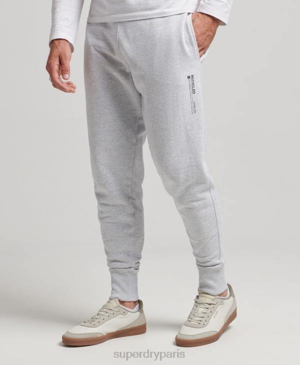 Superdry Hommes micro jogger recyclé D64Z6397 vêtements gris clair