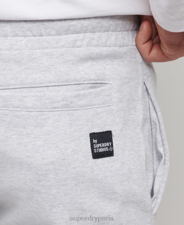 Superdry Hommes micro jogger recyclé D64Z6397 vêtements gris clair