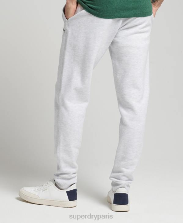 Superdry Hommes pantalon de jogging classique à logo D64Z6422 vêtements gris clair