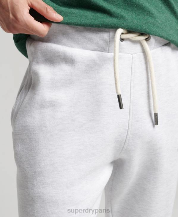 Superdry Hommes pantalon de jogging classique à logo D64Z6422 vêtements gris clair