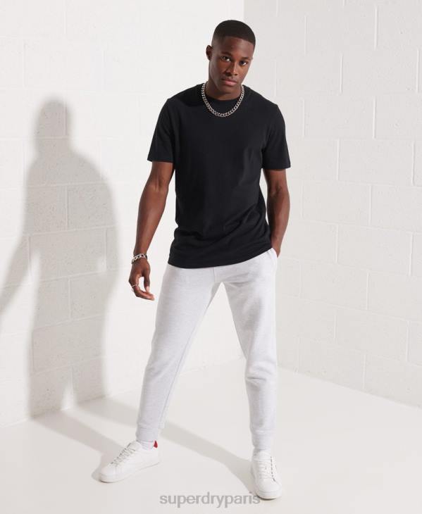 Superdry Hommes pantalon de jogging essentiel code coton bio D64Z6407 vêtements gris clair