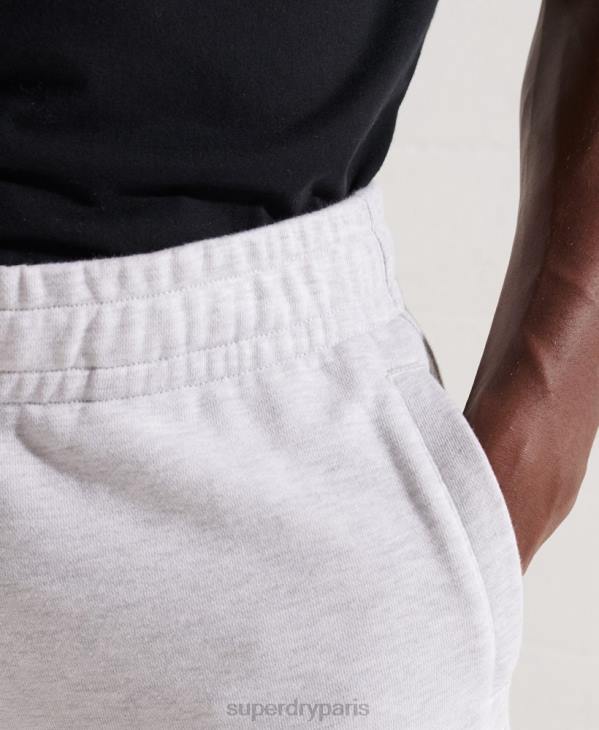 Superdry Hommes pantalon de jogging essentiel code coton bio D64Z6407 vêtements gris clair