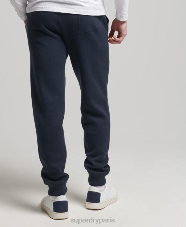 Superdry Hommes pantalon de jogging essentiel studios en coton biologique D64Z6395 vêtements marine