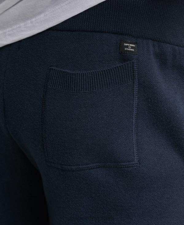 Superdry Hommes pantalon de jogging essentiel studios en coton biologique D64Z6395 vêtements marine
