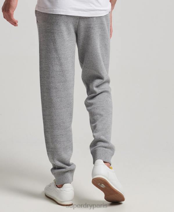 Superdry Hommes pantalon de jogging essentiel studios en coton biologique D64Z6408 vêtements gris
