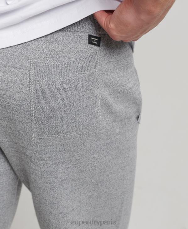 Superdry Hommes pantalon de jogging essentiel studios en coton biologique D64Z6408 vêtements gris