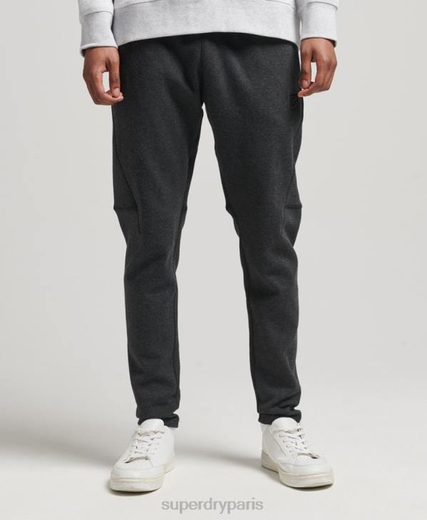 Superdry Hommes pantalon de jogging fuselé technique D64Z6384 vêtements gris foncé