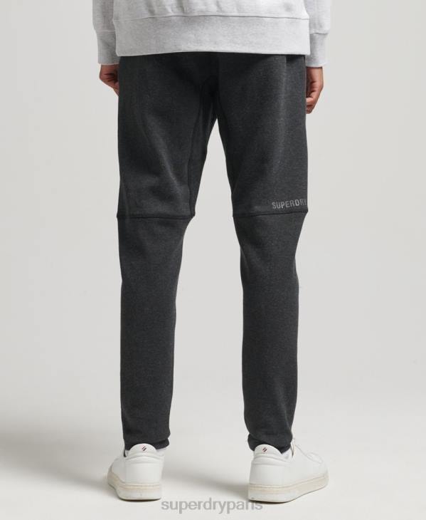 Superdry Hommes pantalon de jogging fuselé technique D64Z6384 vêtements gris foncé