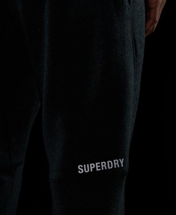 Superdry Hommes pantalon de jogging fuselé technique D64Z6384 vêtements gris foncé
