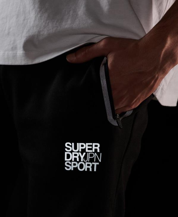 Superdry Hommes pantalon de jogging gymtech D64Z1415 vêtements noir