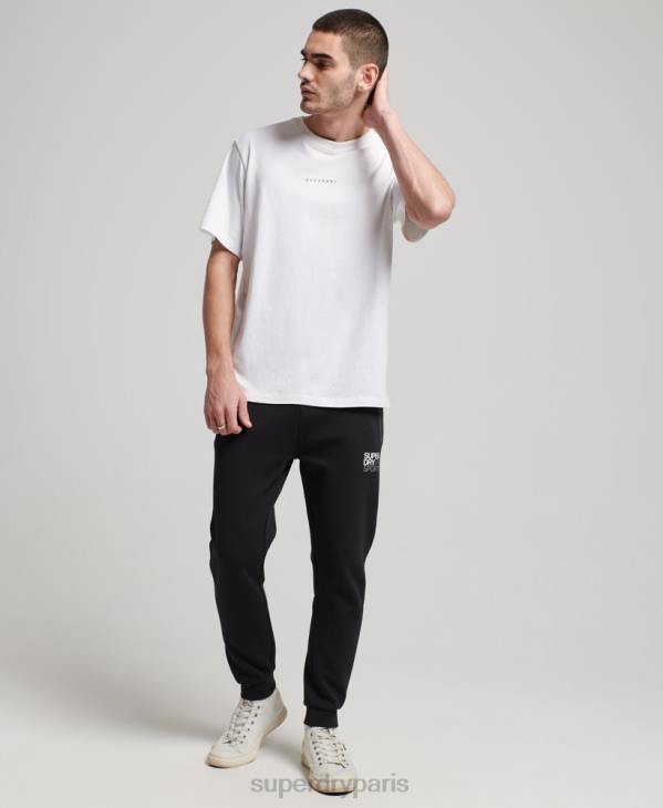 Superdry Hommes pantalon de jogging gymtech D64Z1415 vêtements noir