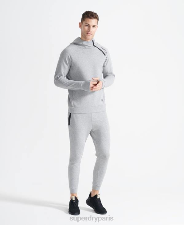 Superdry Hommes pantalon de jogging gymtech D64Z5405 vêtements gris