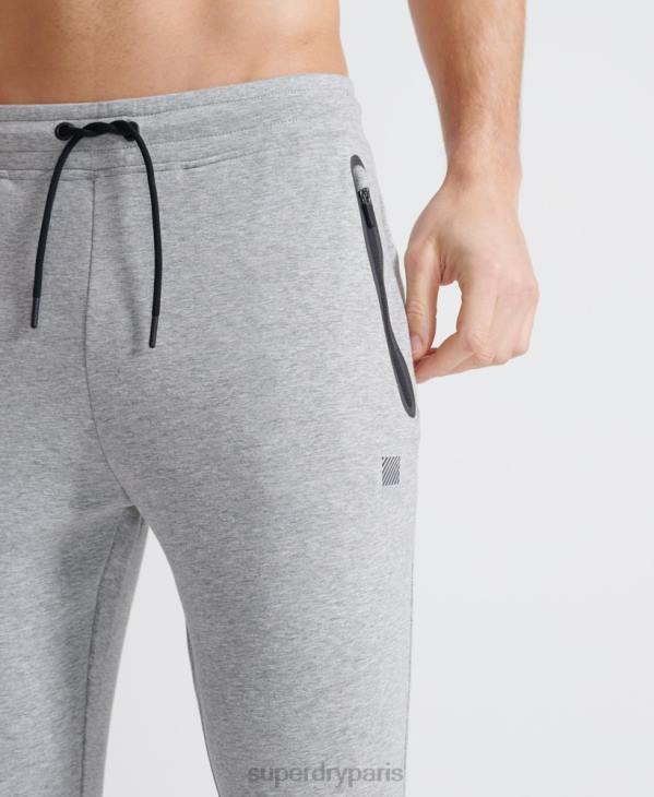 Superdry Hommes pantalon de jogging gymtech D64Z5405 vêtements gris