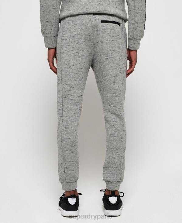 Superdry Hommes pantalon de jogging slim stretch gym tech D64Z1442 vêtements gris