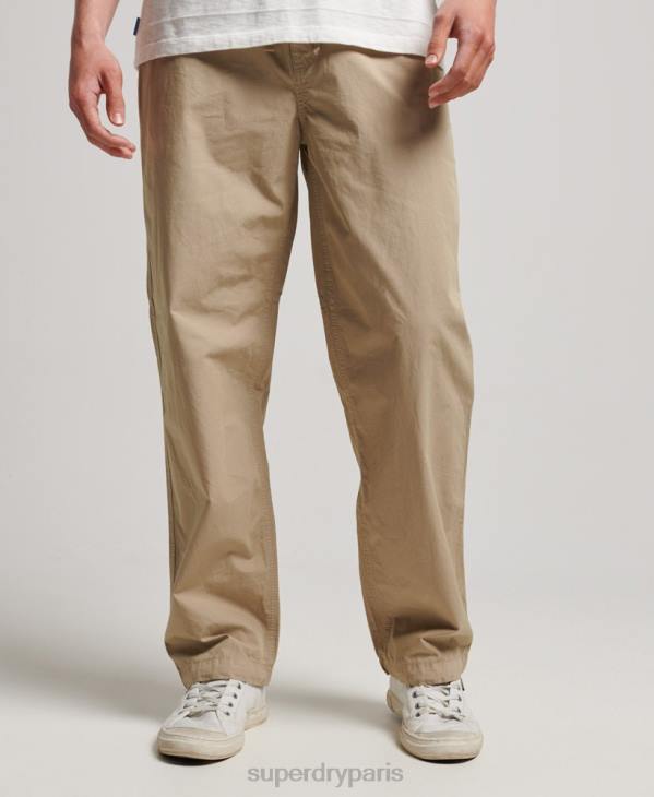 Superdry Hommes pantalon de jogging tissé D64Z23 vêtements bronzer