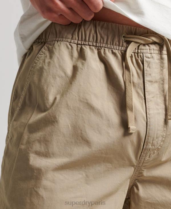 Superdry Hommes pantalon de jogging tissé D64Z23 vêtements bronzer