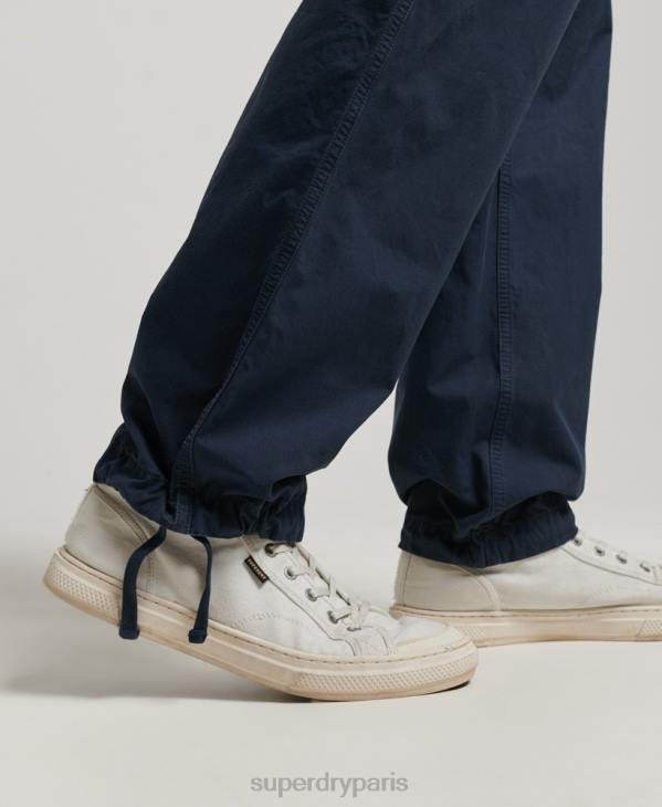 Superdry Hommes pantalon de jogging tissé D64Z27 vêtements marine