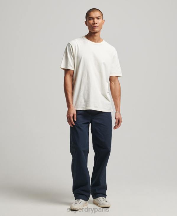Superdry Hommes pantalon de jogging tissé D64Z27 vêtements marine